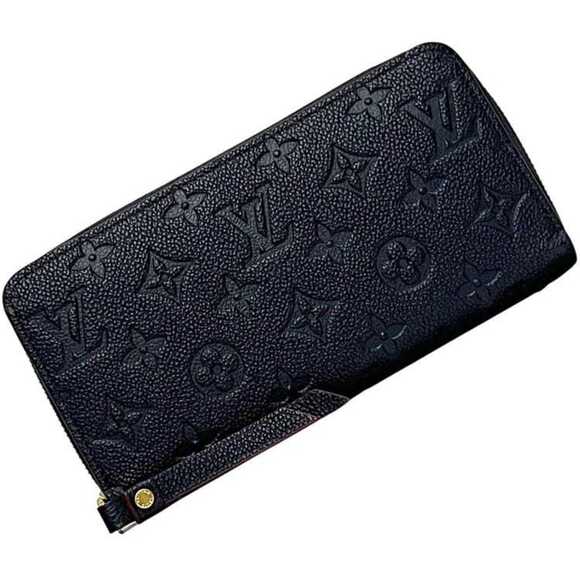 Louis Vuitton Zippy Wallet f-24858 Navy Marine